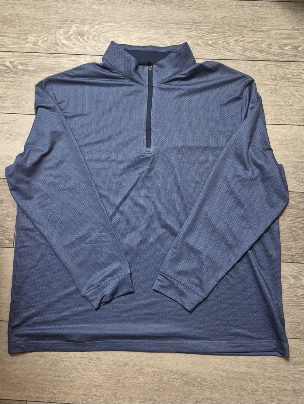 Ben Hogan Performance Men Long Sleeve Lightweight Basket Weave Golf Polo Sweater